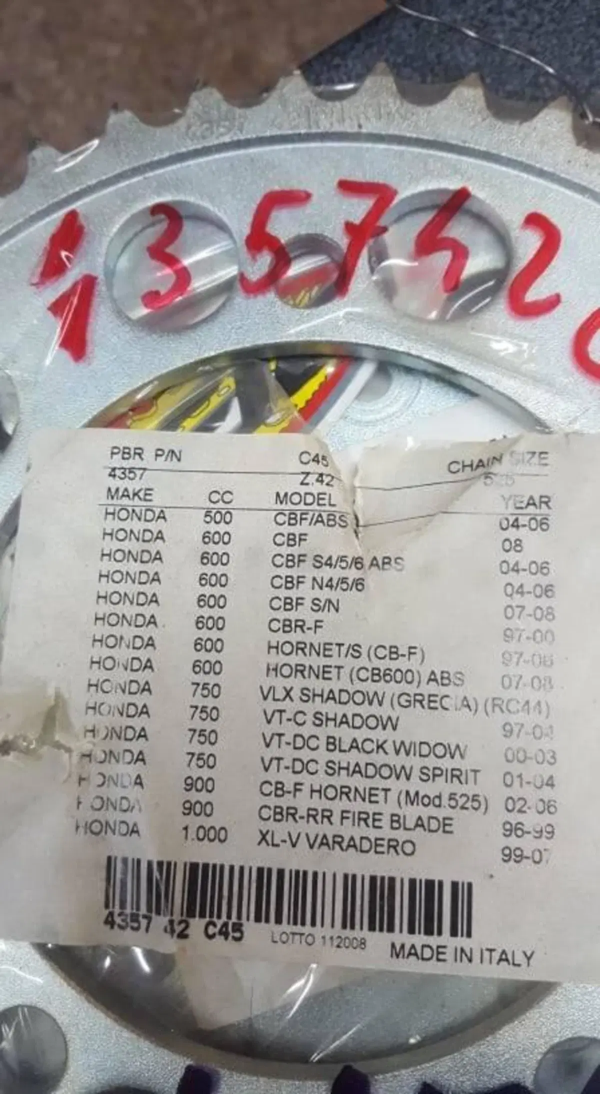 CORONA Z42 HONDA CBF CBRF HORNET 600 VT SHADOW 750 PBR (2)
