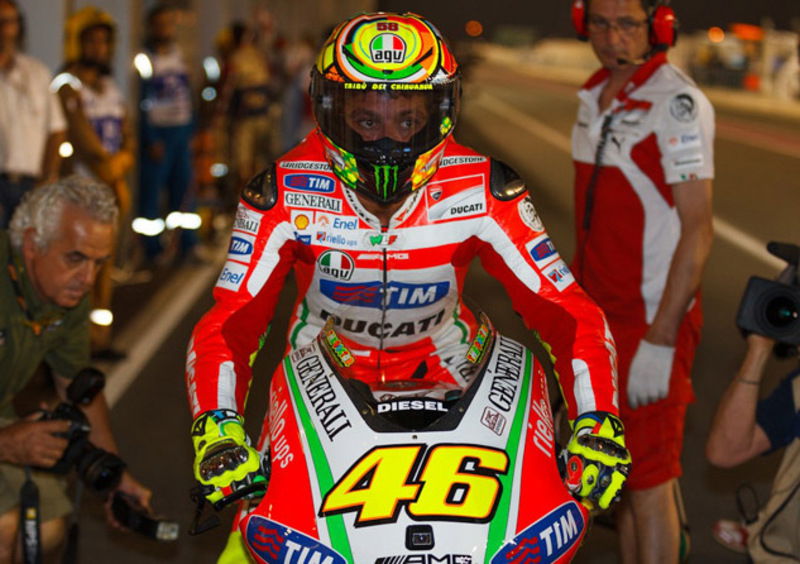 Ducati lenta o Rossi in difficolt&agrave;?