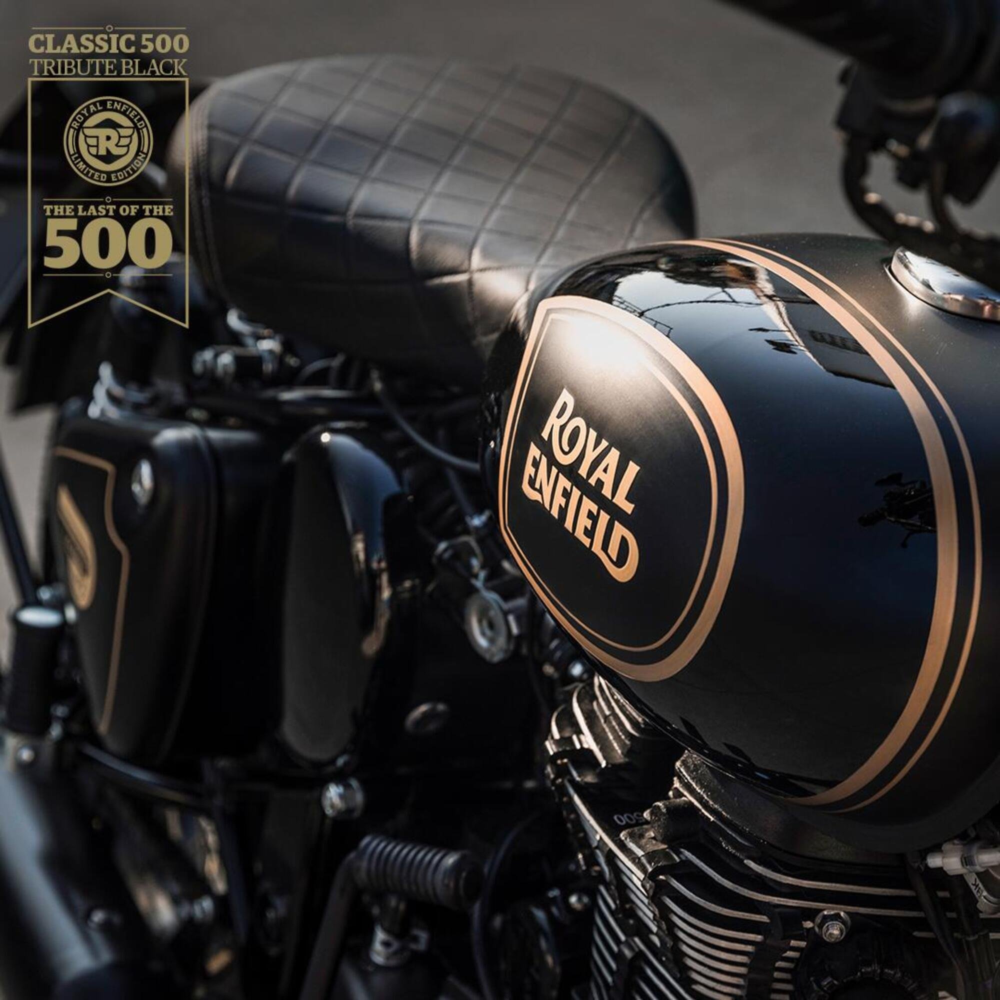 Royal Enfield Classic 500 Tribute Black: sar&agrave; l&rsquo;ultima Bullet