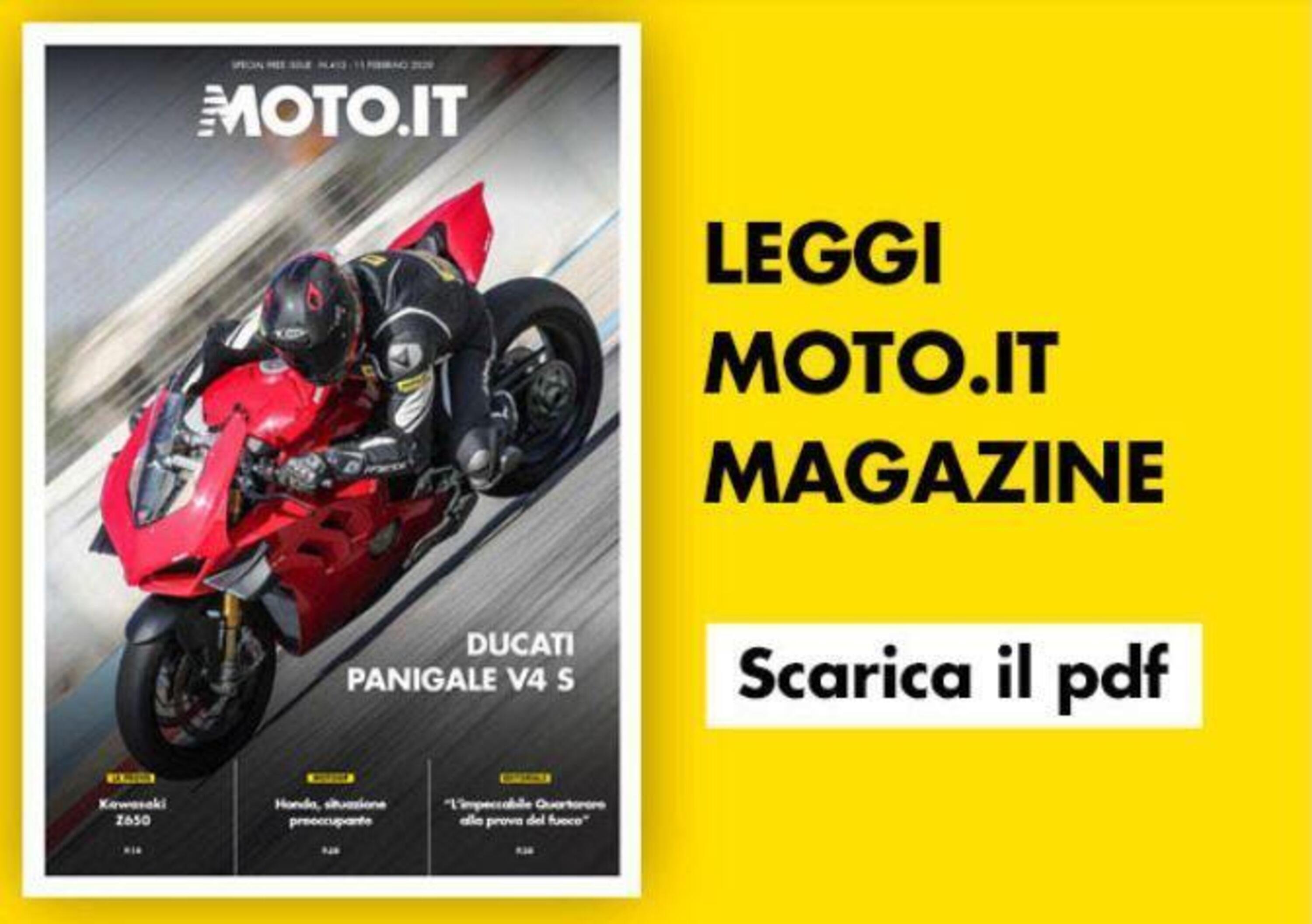 Magazine n&deg; 413, scarica e leggi il meglio di Moto.it 