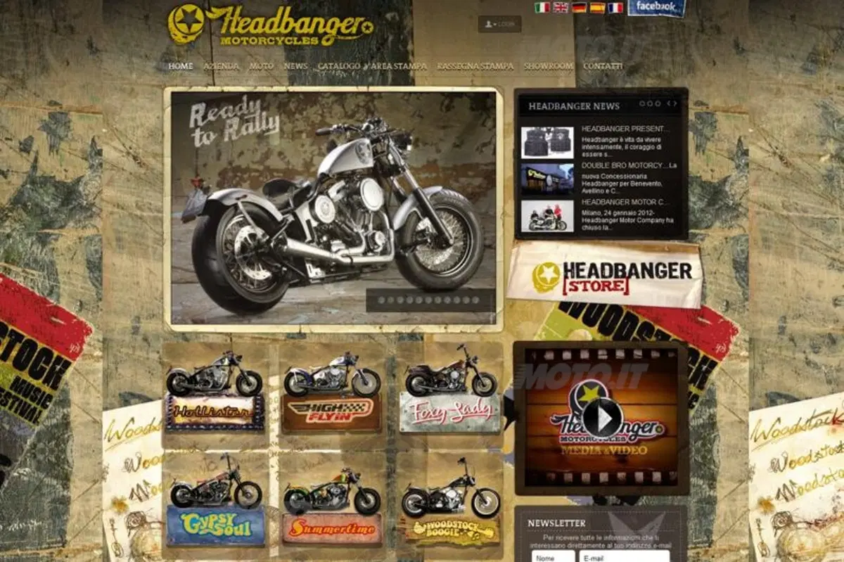 Headbanger: online il nuovo sito Internet delle custom made in Italy (2)
