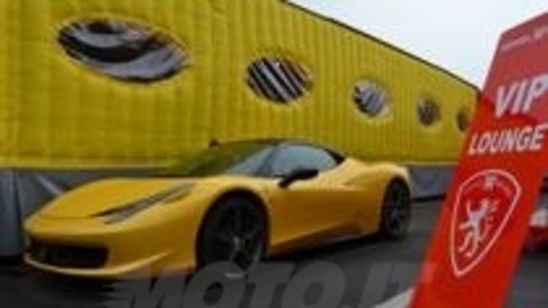 Monza: avvistata la Ferrari 458 Italia di Valentino Rossi