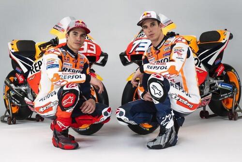 MotoGP. Le Honda RC213V dei fratelli Márquez si mostrano (6)