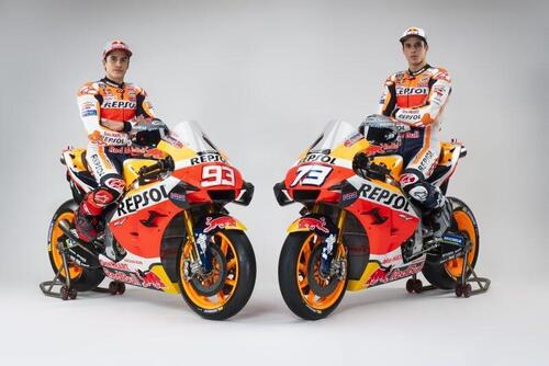 MotoGP. Le Honda RC213V dei fratelli Márquez si mostrano (5)