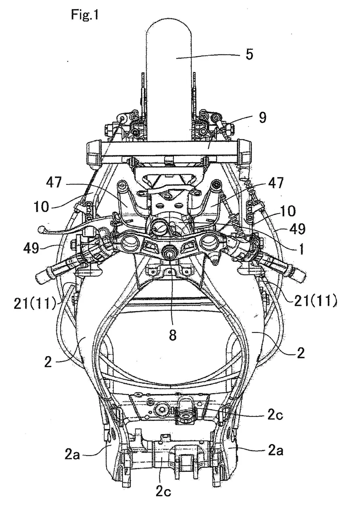 Kawasaki brevetta il mozzo sterzante. Diverso da Bimota (6)