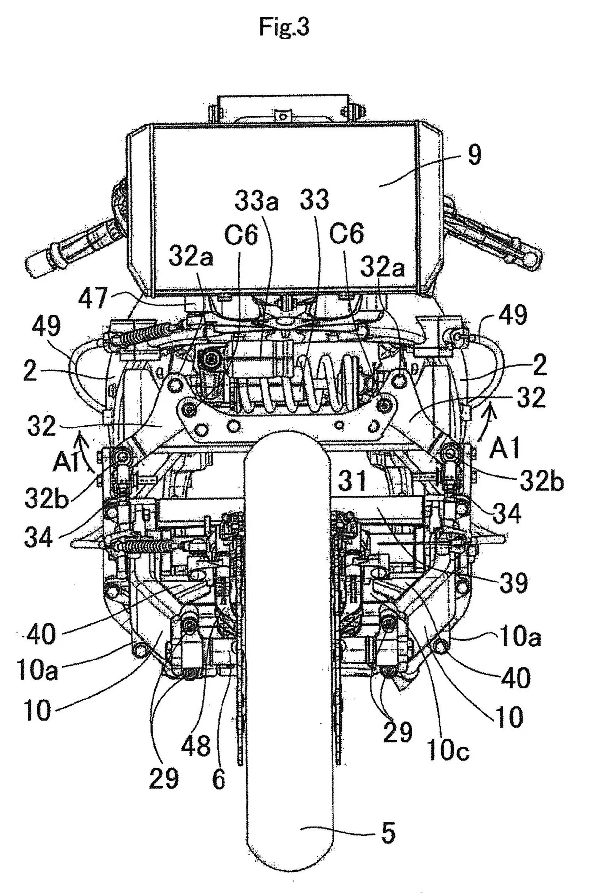 Kawasaki brevetta il mozzo sterzante. Diverso da Bimota (7)