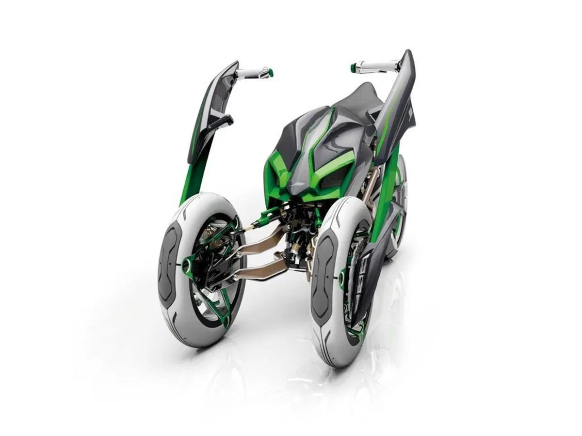Kawasaki brevetta il mozzo sterzante. Diverso da Bimota (3)
