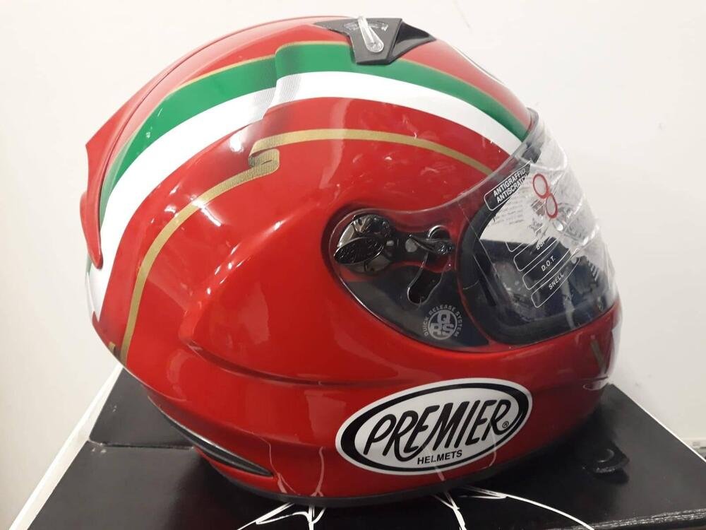 CASCO MOTO INTEGRALE ROSSO AVENGER FLAG 1 TG S Premier Helmets (2)
