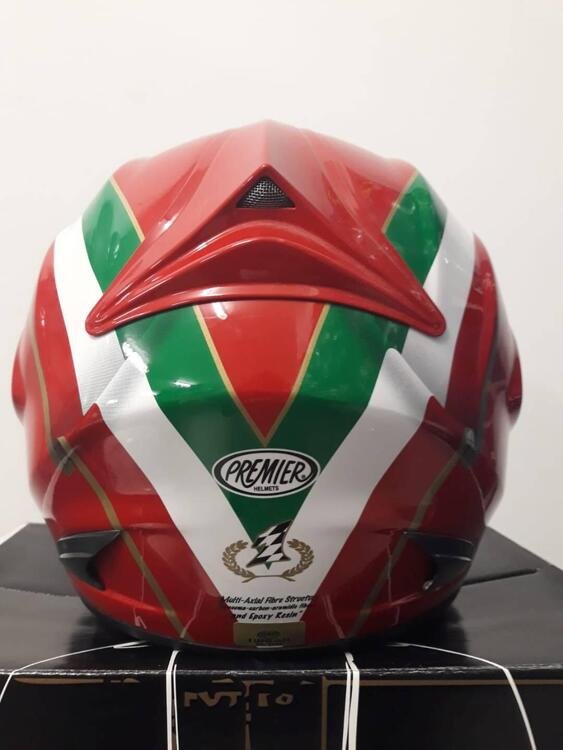 CASCO MOTO INTEGRALE ROSSO AVENGER FLAG 1 TG S Premier Helmets (3)