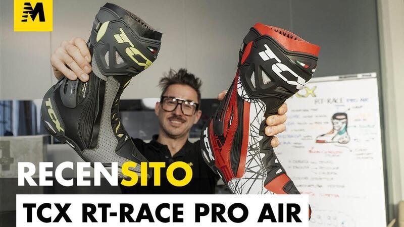 TCX RT-RACE Pro Air. Stivale stradale racing. Test in allenamento