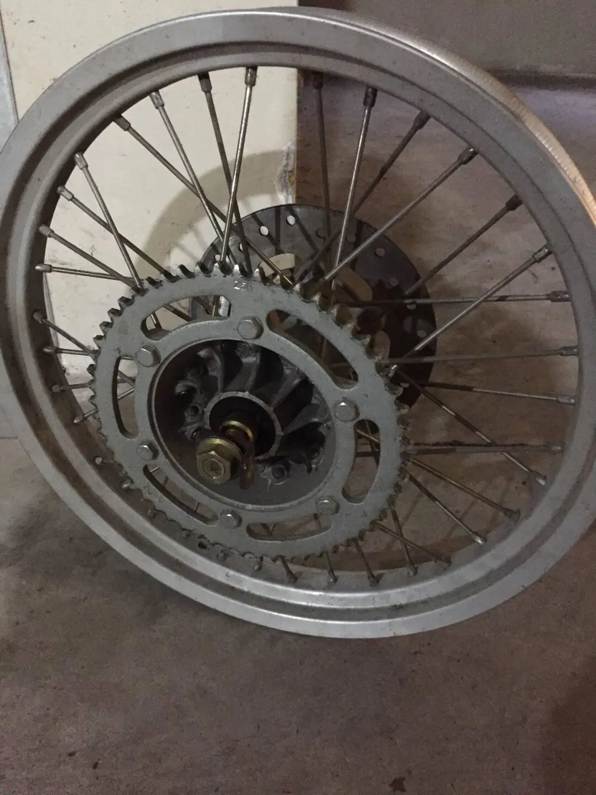 Ruota posteriore Fantic 50 Enduro anni 80 Fantic Motor (2)