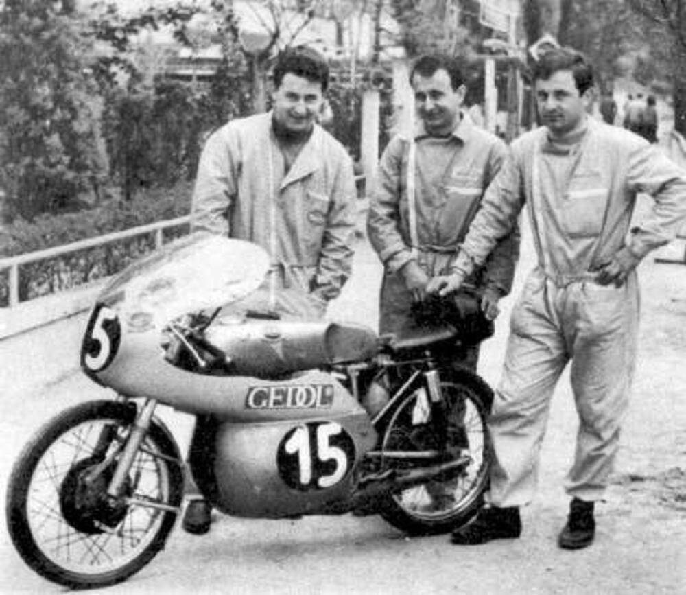 Walter, Francesco e Alfonso Villa nel 1965