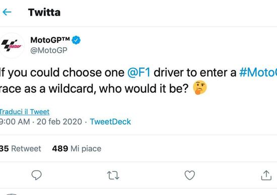 Un pilota di Formula 1 con la wildcard in MotoGP? Ecco chi vorrebbero i tifosi 