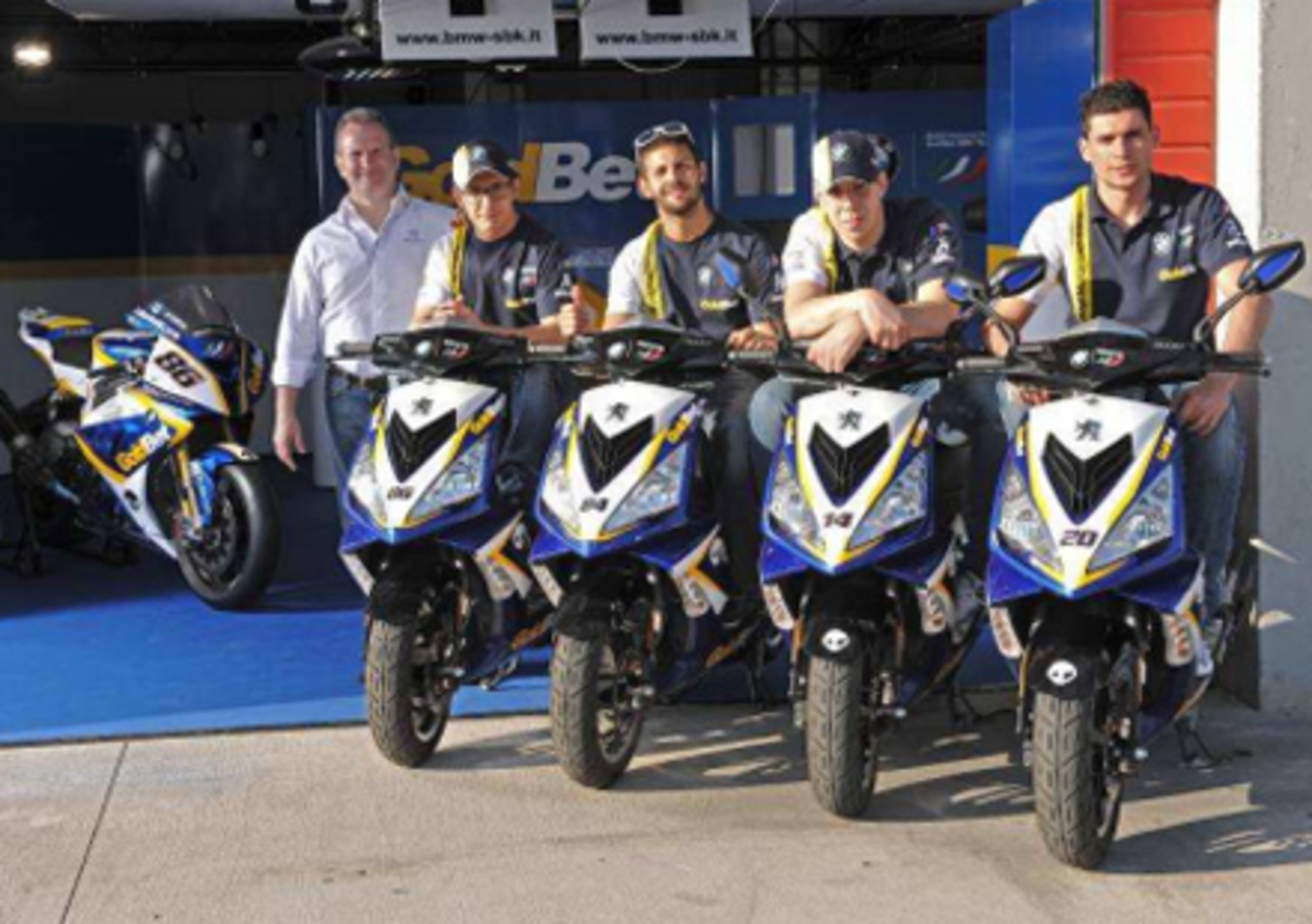 Peugeot Scooters partner del BMW Motorrad Italia GoldBet SBK Team