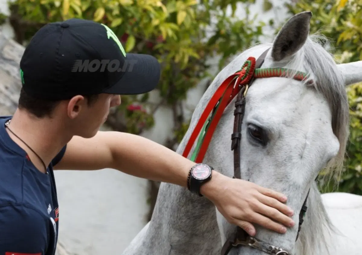 MotoGP. I piloti a cavallo in attesa del GP di Spagna (8)