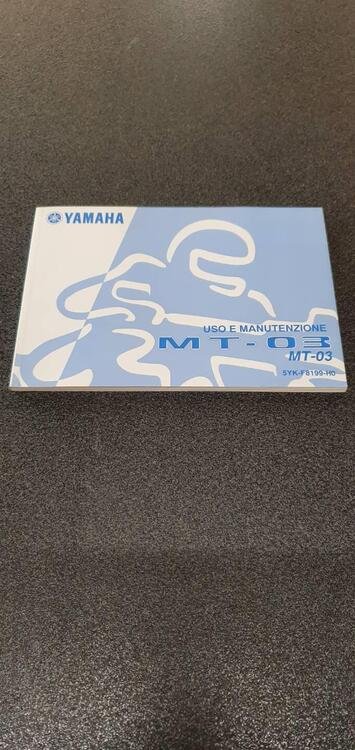 USO E MANUTENZIONE MANUALE YAMAHA MT 03 660CC