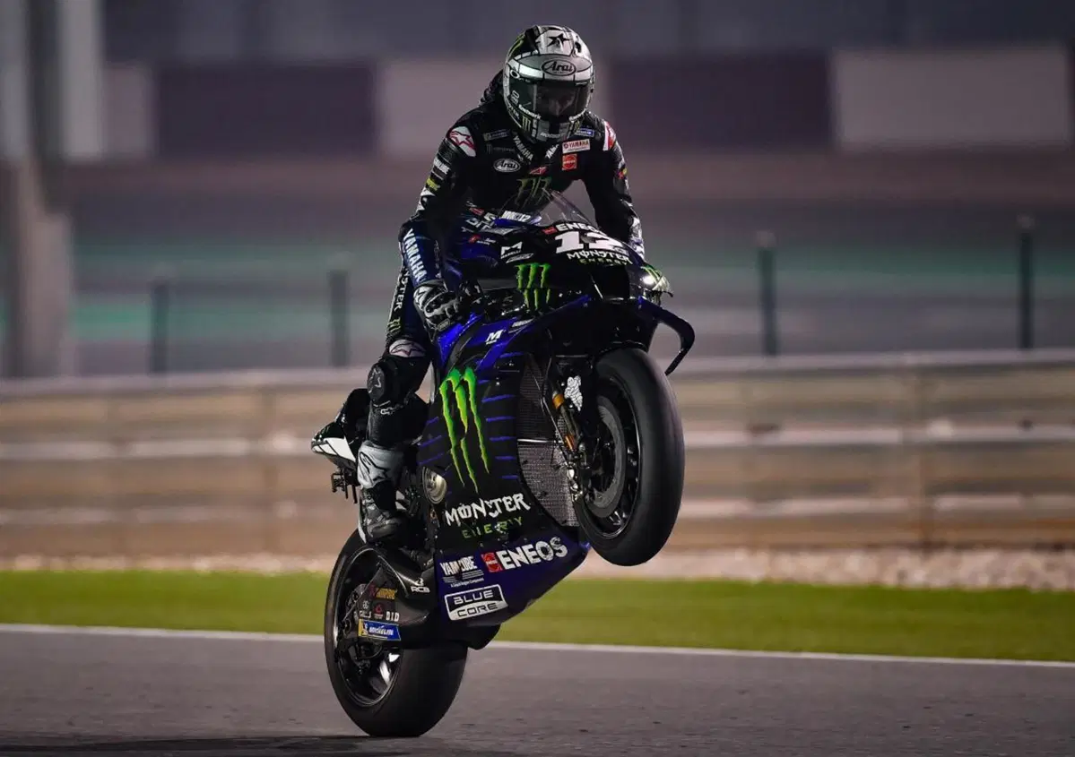 MotoGP. Il podio se si fosse corso ieri in Qatar: 1. Vinales 2. Rins 3. Quartararo