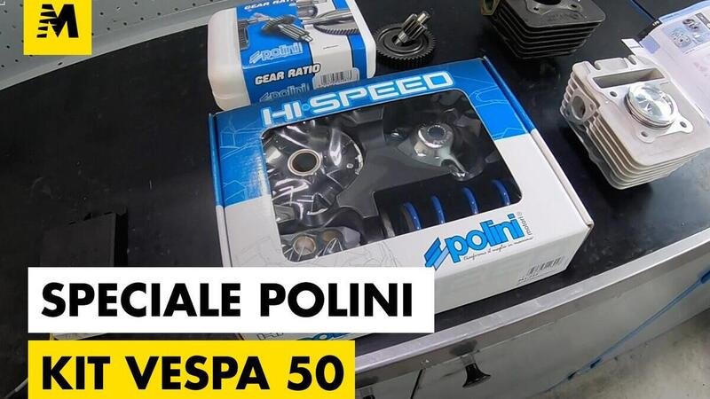 Ecco a voi il kit Polini Motori per la Vespa 50. Pi&ugrave; velocit&agrave; e ripresa