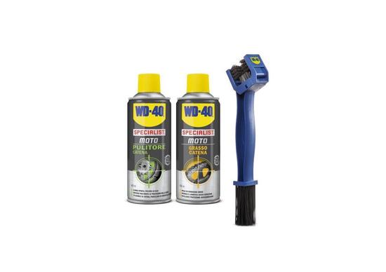 WD-40: Kit manutenzione catena moto