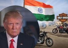 Trump chiede all'India di ridurre i dazi sulle Harley Davidson