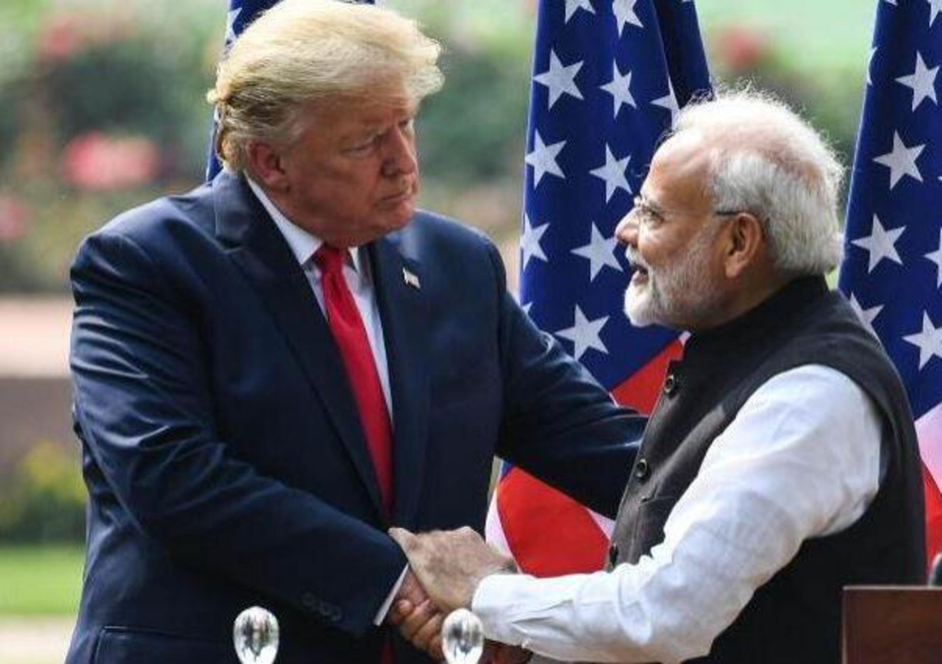 Trump chiede all&#039;India di ridurre i dazi sulle Harley Davidson