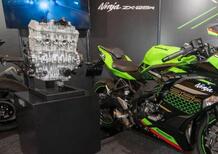 Kawasaki Ninja ZX-25R, svelato anche il 4 cilindri da 17.000 giri