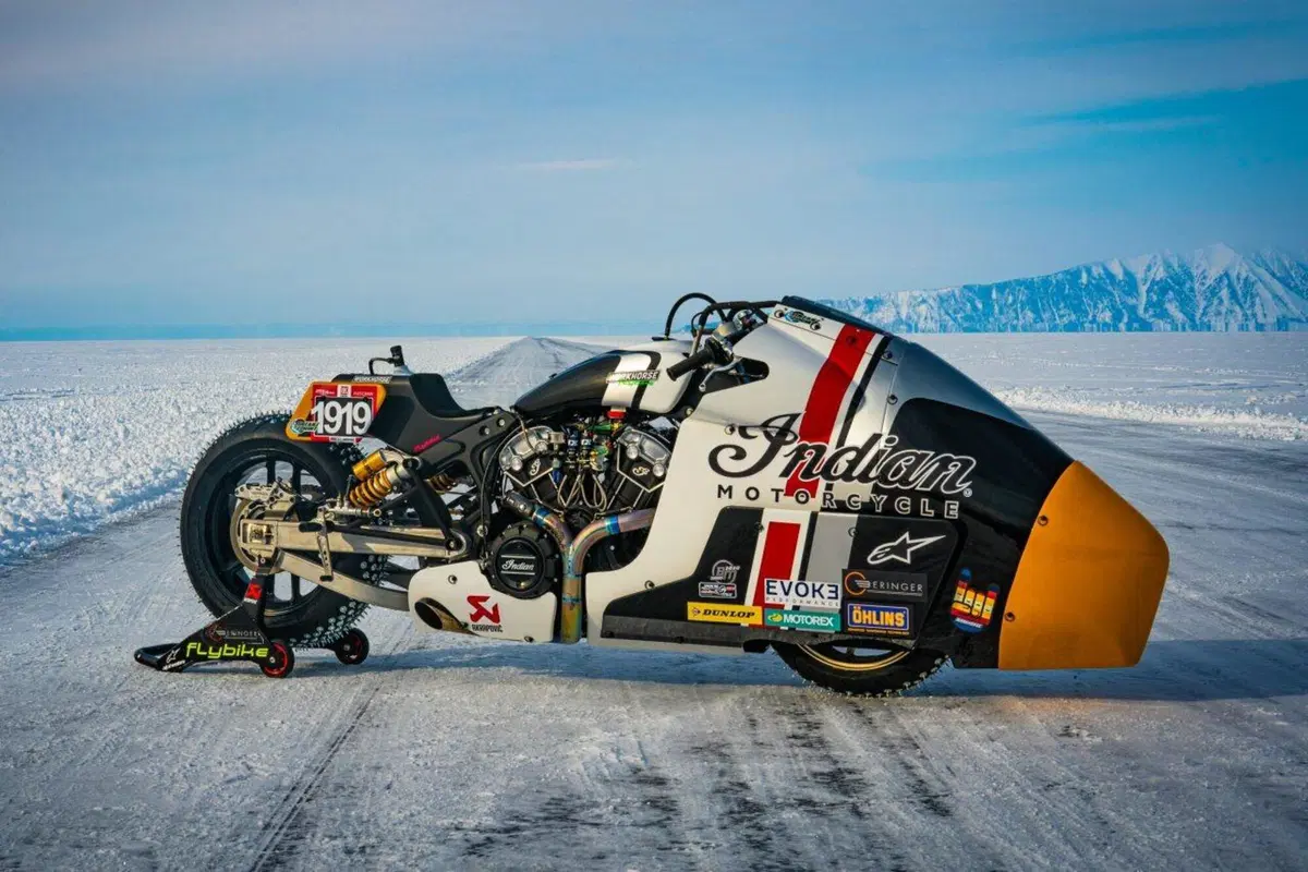 Indian Appaloosa V2.0: tenta il record di velocità in Siberia. Senza Mamola (4)