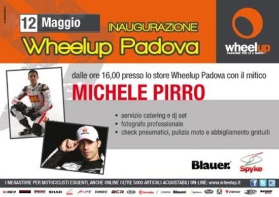 Doppio appuntamento da Wheelup sabato 12 maggio con Pirro e Iannone