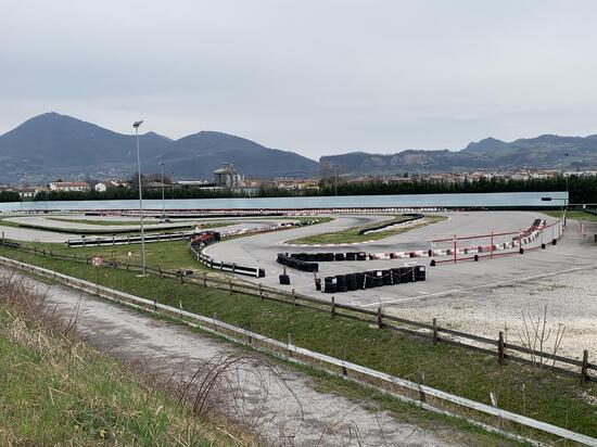 Un'immagine del kartodromo di Borile