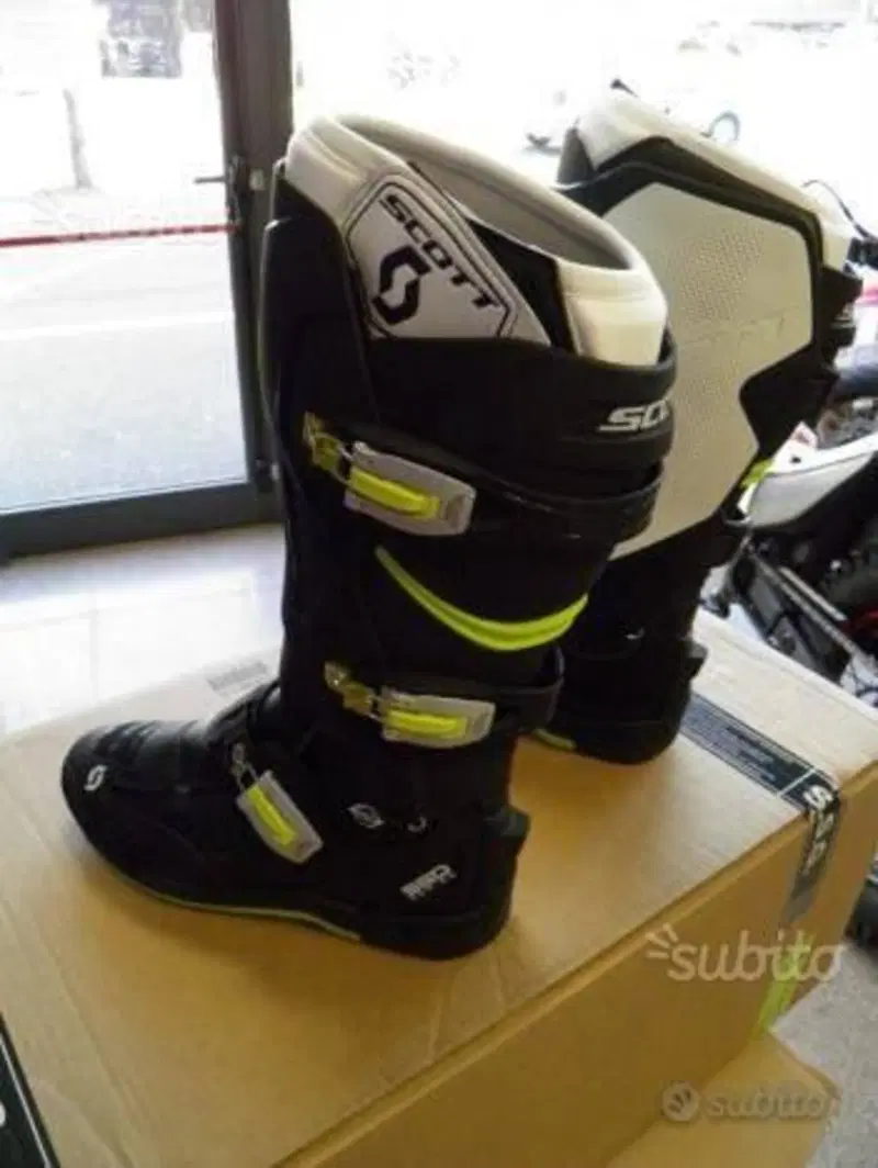 STIVALI SCOTT MX 550 NERO/VERDE (2)