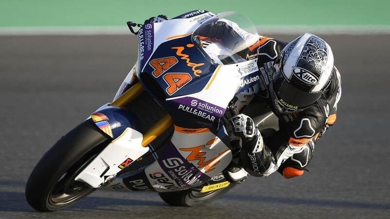 Moto2 in Qatar. Il rookie Aron Canet leader delle FP3