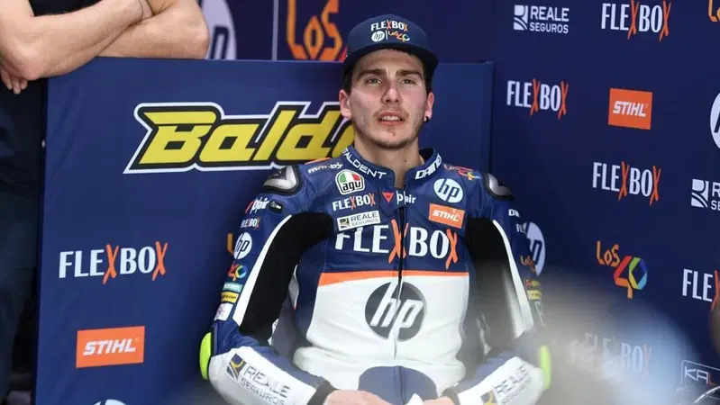 Moto2 in Qatar. Lorenzo Baldassarri: "Con Bastianini ci siamo ostacolati"