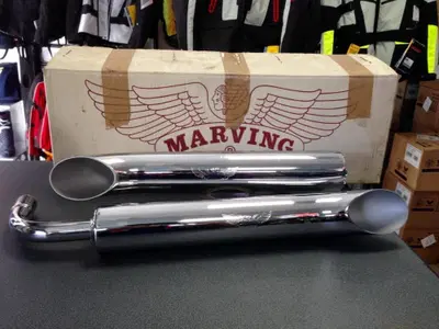 Scarico Marving Kawasaki Vulcan 1500 Cromati