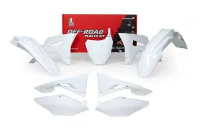 Kit Plastiche Honda Crf 250 450 Bianco Racetech