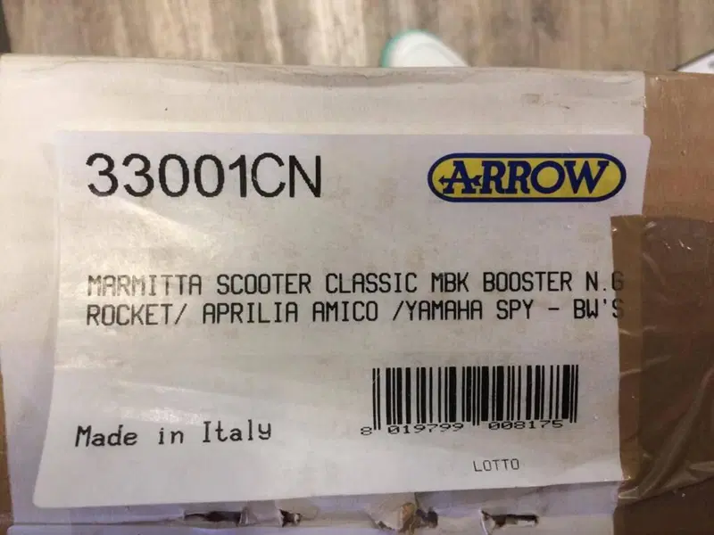 Scarico Marmitta Arrow classic MBK Booster (2)