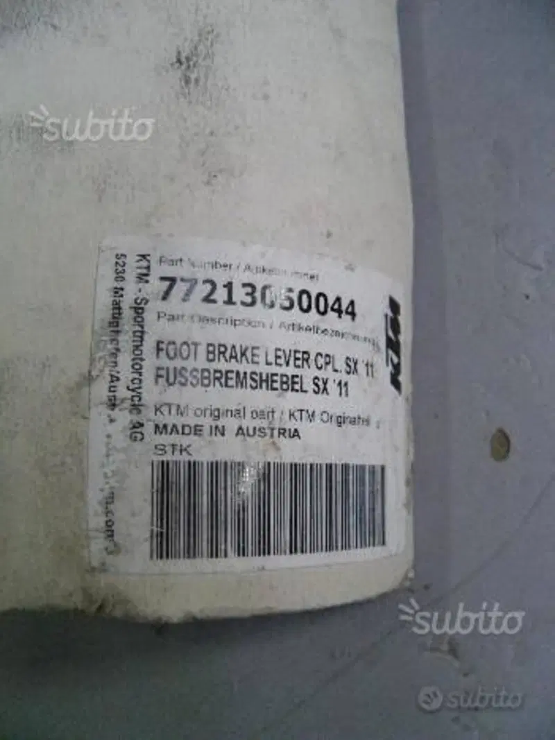 PEDALE FRENO ORIGINALE TUTTI I MODELLI HUSQVARNA. (2)
