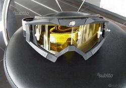 occhiali per casco fuoristrada disponibile nero Ariete