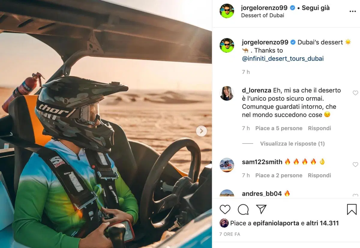 MotoGP. Jorge Lorenzo #nonstaacasa: eccolo in vacanza a Dubai (4)