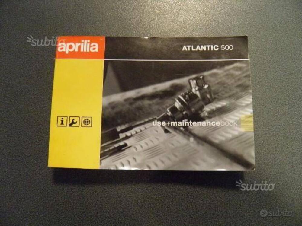 MANUALE USO E MANUTENZIONE APRILIA ATLANTIC 500