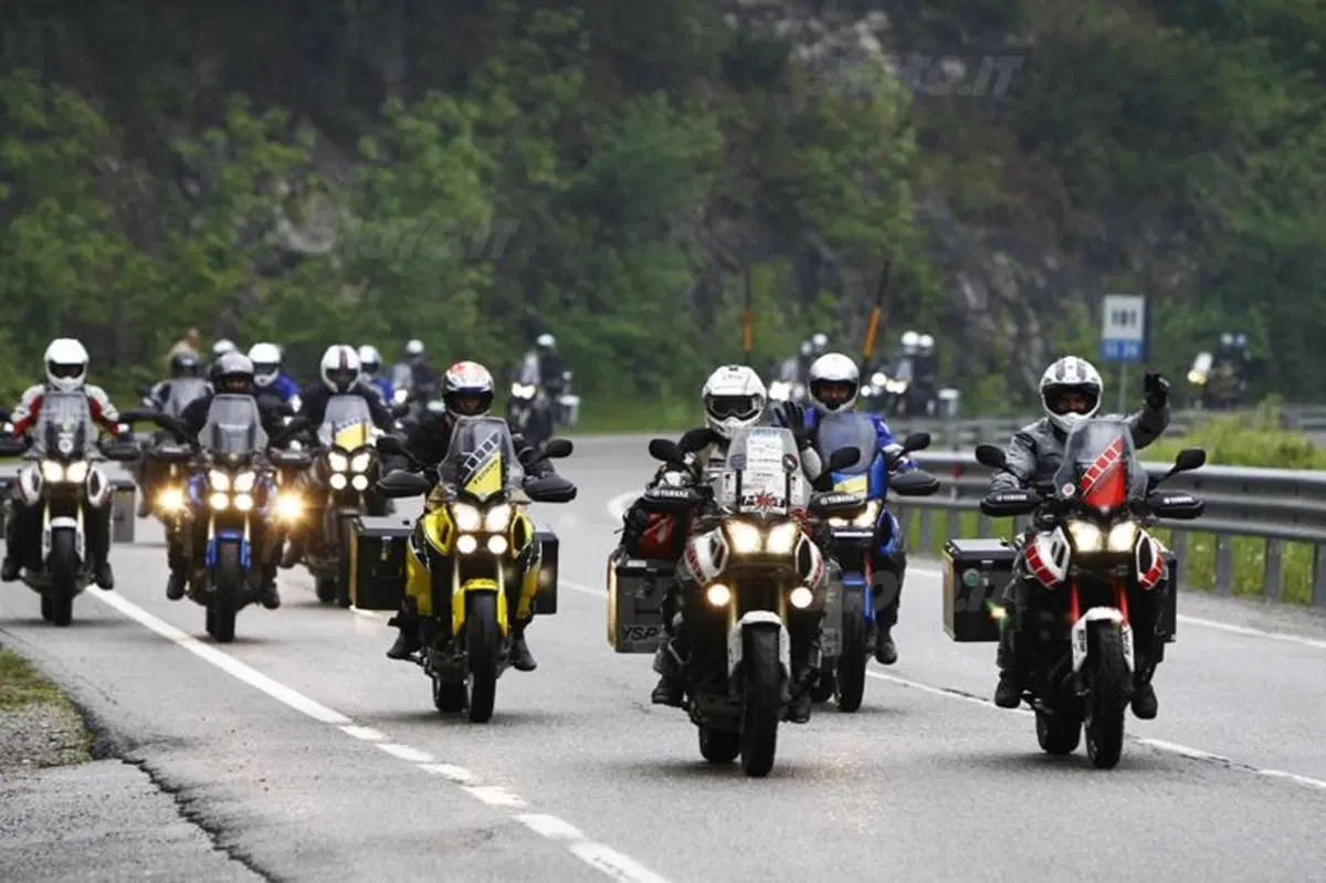 Davide Biga e la sua Yamaha Super Ténéré al rientro dal Giro del Mondo (9)