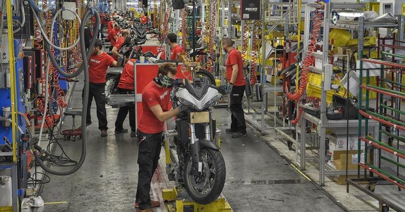 Coronavirus: Aprilia, Moto Guzzi e Piaggio hanno ripreso la produzione. Ducati e Yamaha si fermano