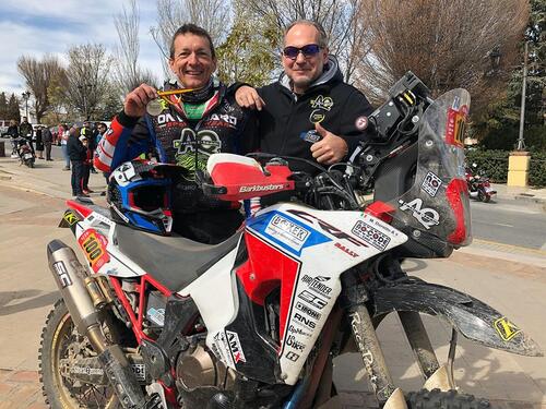 Honda Africa Twin 1ª e 3ª all'Hispania Rally (4)