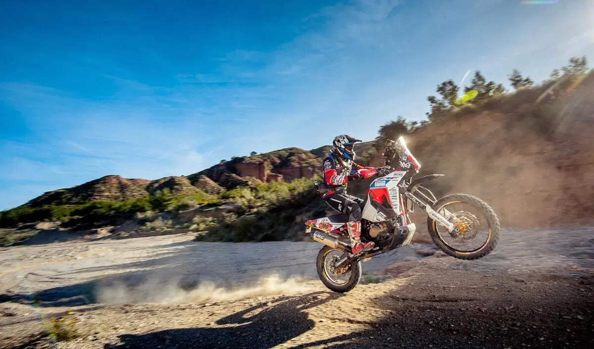 Honda Africa Twin 1&ordf; e 3&ordf; all'Hispania Rally