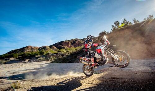 Honda Africa Twin 1ª e 3ª all'Hispania Rally