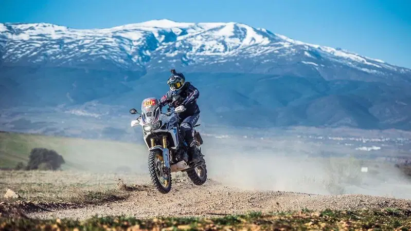 Honda Africa Twin 1&ordf; e 3&ordf; all'Hispania Rally
