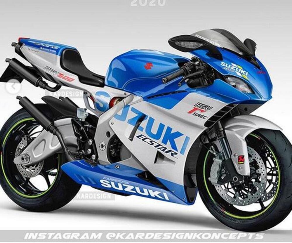 Suzuki RGV500 concept. Fonte: Instagram kardesignkoncepts