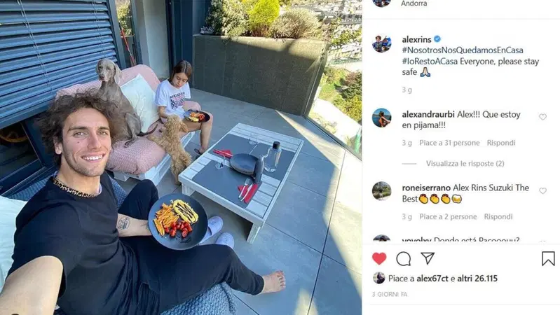 L'appello dei piloti MotoGP e SBK sui social: restate a casa