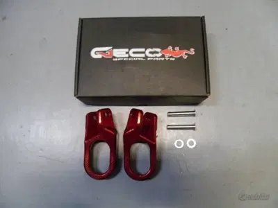 COPPIA PEDANE GECO IN ERGAL PER HONDA AFRICA TWIN