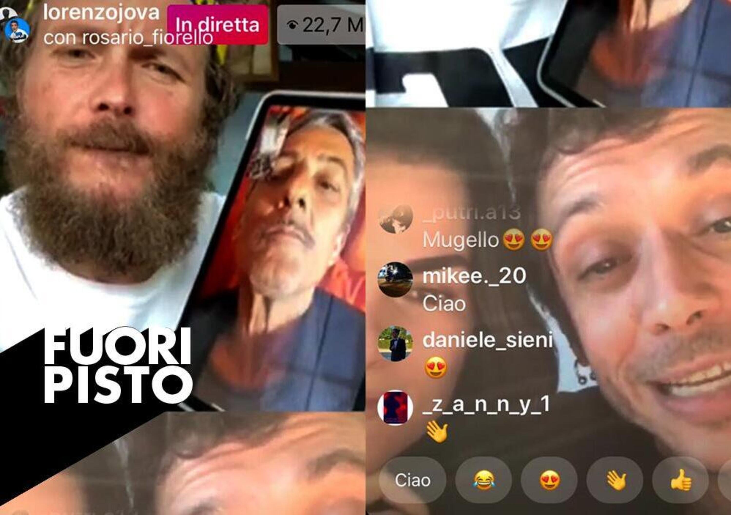 Valentino Rossi scherza su Instagram con Jovanotti: &ldquo;Un figlio durante la quarantena? Adesso ci pensiamo&rdquo;