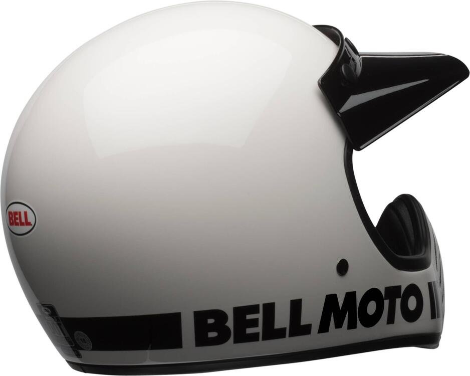 BELL MOTO-3 CLASSIC GLOSS WHITE Tgl.S (3)